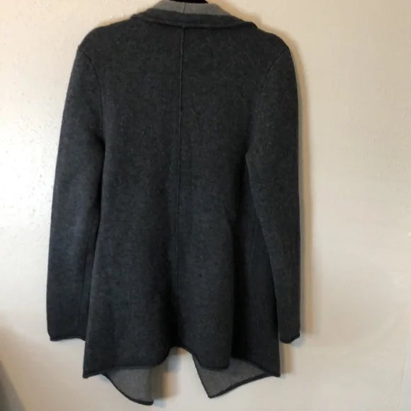 WHBM wool blend jacket lagenlook cardigan bohemian oversized witchycore - Picture 7 of 7